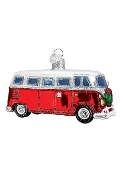 Best deal 🌟 Old World 🎁 Christmas Camper Van Glass Blown Ornament 💯
