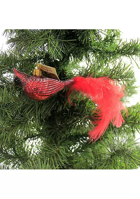 Outlet 🎉 Old World 🎄 Christmas 51016 Glass Blown Vintage Cardinal Ornament 🔥 4 Outlet 🎉 Old World 🎄 Christmas 51016 Glass Blown Vintage Cardinal Ornament 🔥 - Image 2
