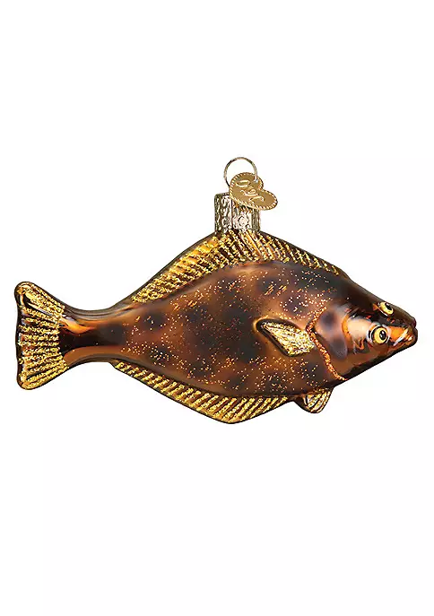 Discount π Old World β Christmas (#12584) Pacific Halibut Glass Blown Ornament π― 4 Discount π Old World β Christmas (#12584) Pacific Halibut Glass Blown Ornament π― - Image 2