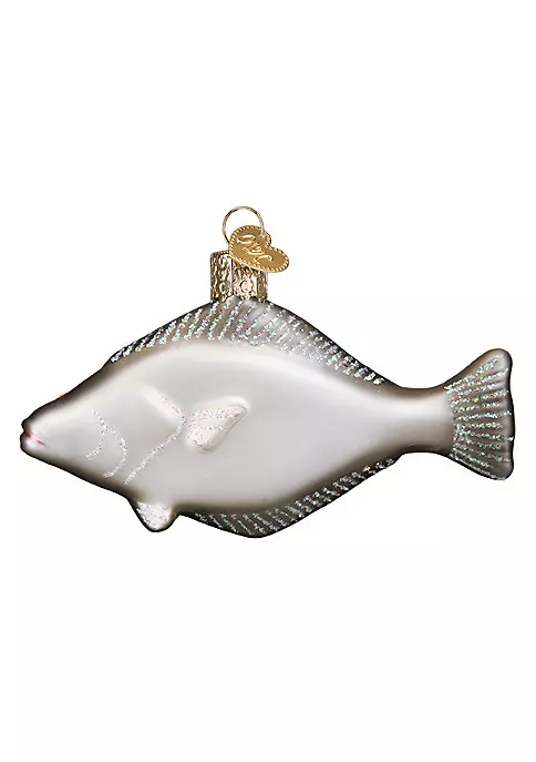 Discount π Old World β Christmas (#12584) Pacific Halibut Glass Blown Ornament π― 5 Discount π Old World β Christmas (#12584) Pacific Halibut Glass Blown Ornament π― - Image 3