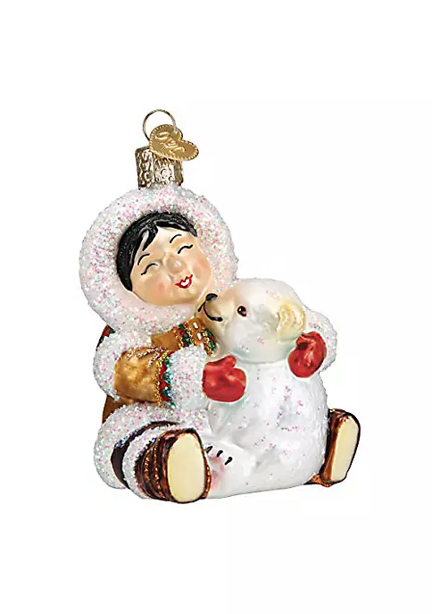 Outlet 🛒 Old World 🎄 Christmas (#24189) Eskimo Giggles Ornament 💯 3 Outlet 🛒 Old World 🎄 Christmas (#24189) Eskimo Giggles Ornament 💯