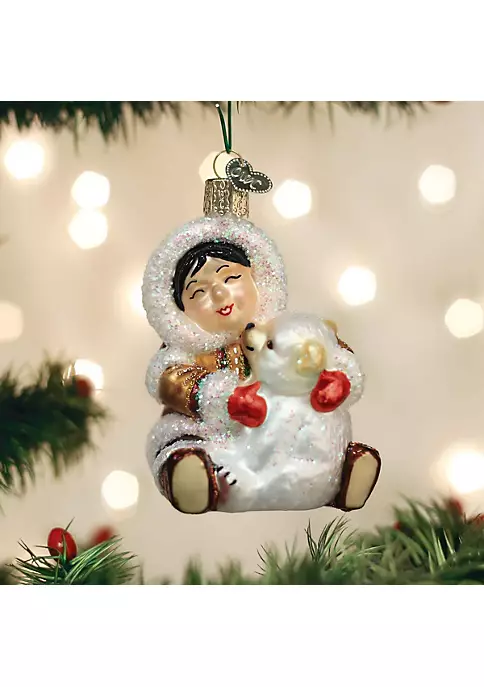 Outlet 🛒 Old World 🎄 Christmas (#24189) Eskimo Giggles Ornament 💯 4 Outlet 🛒 Old World 🎄 Christmas (#24189) Eskimo Giggles Ornament 💯 - Image 2