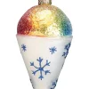 Best Pirce 🥰 Old World 🎁 Christmas Glass Blown Ornament (#32254) Snow Cone, 4" ✨
