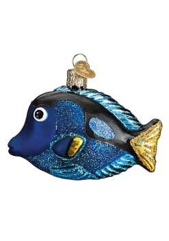 Outlet 🧨 Old World 🎄 Christmas Glass Blown Ornament (#12504) Pacific Blue Tang 🔔 -Old World Christmas Shop Belk 4444