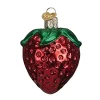 Deals 🔥 Old World 🎅 Christmas Ornaments: 🌞 Summer Strawberry Glass Blown Ornament 😀 -Old World Christmas Shop Belk 4446