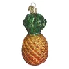 Coupon ⭐ Old World 🎁 Christmas Fruit Selection Glass Blown Ornaments, Pineapple ⌛
