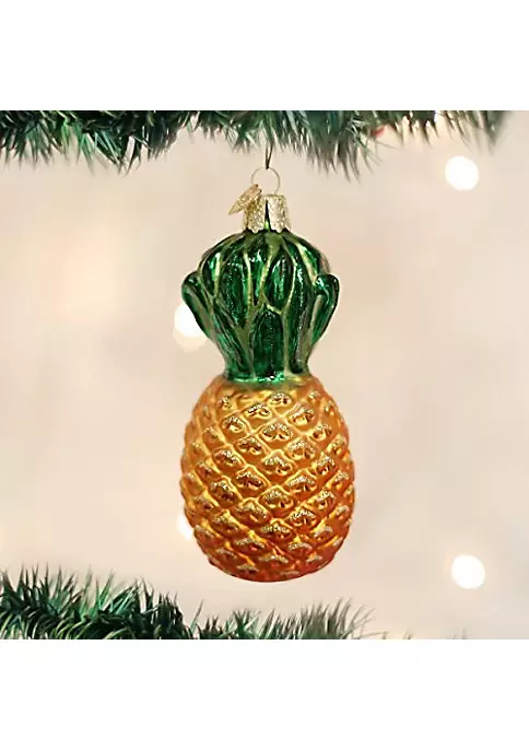 Coupon ⭐ Old World 🎁 Christmas Fruit Selection Glass Blown Ornaments, Pineapple ⌛ 5 Coupon ⭐ Old World 🎁 Christmas Fruit Selection Glass Blown Ornaments, Pineapple ⌛ - Image 3