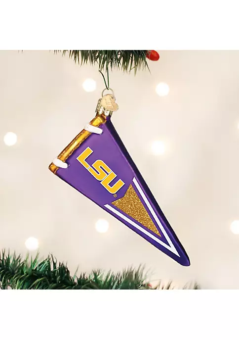 Cheap ⌛ Old World 🔔 Christmas Glass Blown Ornament (#60306) LSU Pennant, 5" 🎁 4 Cheap ⌛ Old World 🔔 Christmas Glass Blown Ornament (#60306) LSU Pennant, 5" 🎁 - Image 2
