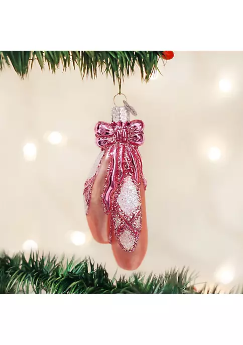 New βοΈ Old World π Christmas Glass Blown Ornament, Ballet Toe π Shoes (#32120) π 4 New βοΈ Old World π Christmas Glass Blown Ornament, Ballet Toe π Shoes (#32120) π - Image 2