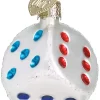 Budget ๐งจ Old World ๐ Christmas Vegas Baby Glass Blown Ornaments for ๐ Christmas Tree, Dice ๐ 1 Budget ๐งจ Old World ๐ Christmas Vegas Baby Glass Blown Ornaments for ๐ Christmas Tree, Dice ๐ -Old World Christmas Shop Belk 4506