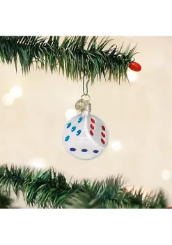 Budget 🧨 Old World 🎄 Christmas Vegas Baby Glass Blown Ornaments for 🎄 Christmas Tree, Dice 🎉 -Old World Christmas Shop Belk 4508