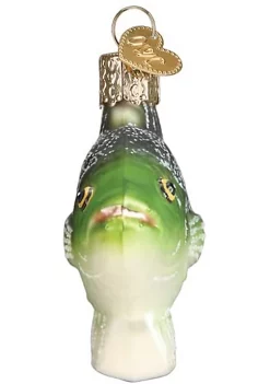 Promo 🌟 Old World ❄ Christmas Hanging Glass Tree Ornament, Crappie Fish 🎁 -Old World Christmas Shop Belk 452