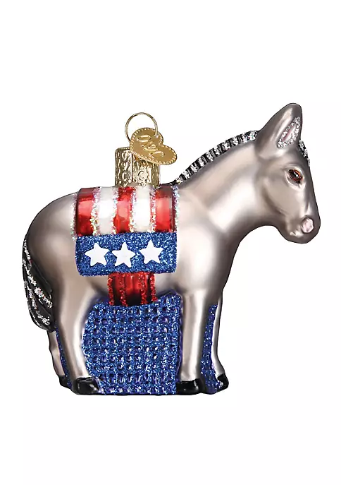 Budget π Old World β Christmas Political Gifts Glass Blown Ornaments Democratic Donkey π€© 6 Budget π Old World β Christmas Political Gifts Glass Blown Ornaments Democratic Donkey π€© - Image 4