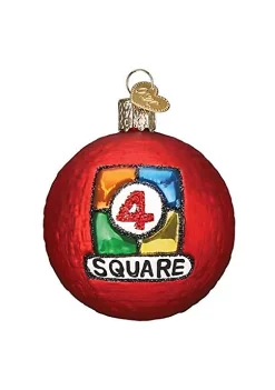 Best Pirce 🤩 Old World 🎅 Christmas (#44162) Glass Blown Ornament, 4-Square Ball, 3" 🌟 -Old World Christmas Shop Belk 4525