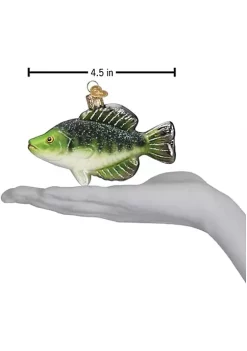Promo 🌟 Old World ❄ Christmas Hanging Glass Tree Ornament, Crappie Fish 🎁 -Old World Christmas Shop Belk 453