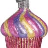 Top 10 ❤️ Old World 🎅 Christmas Glass Blown Ornament Cupcake (#32043) ✨