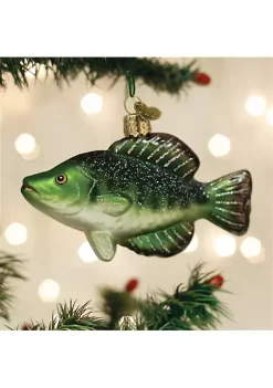 Promo 🌟 Old World ❄ Christmas Hanging Glass Tree Ornament, Crappie Fish 🎁 -Old World Christmas Shop Belk 454