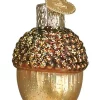 Wholesale 🔥 Old World 🎁 Christmas 28051 Glass Blown Small Acorn Ornament 👍