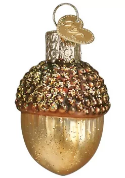 Wholesale 🔥 Old World 🎁 Christmas 28051 Glass Blown Small Acorn Ornament 👍