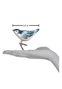 Discount 🔔 Old World 🎄 Christmas Nuthatch Glass Blown Ornament 👏 -Old World Christmas Shop Belk 4569
