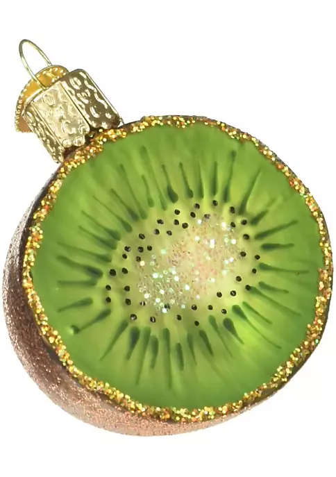 New ❤️ Old World 🎁 Christmas Kiwi Glass Blown Ornament ✔️ 4 New ❤️ Old World 🎁 Christmas Kiwi Glass Blown Ornament ✔️ - Image 2