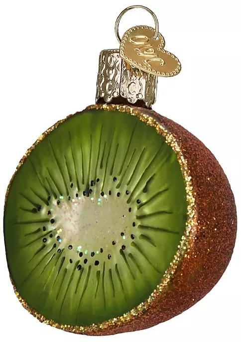 New ❤️ Old World 🎁 Christmas Kiwi Glass Blown Ornament ✔️ 5 New ❤️ Old World 🎁 Christmas Kiwi Glass Blown Ornament ✔️ - Image 3
