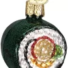 Promo ❤️ Old World 🎁 Christmas 32110 Glass Blown Sushi Roll Ornament 🥰 -Old World Christmas Shop Belk 4582