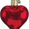 Best reviews of ✔️ Old World 🎅 Christmas 30009 Glass Blown Shiny Red Heart Ornament 🤩