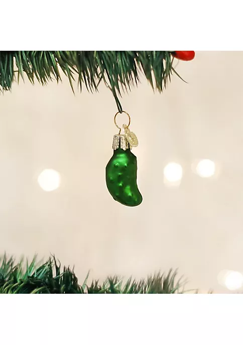 Top 10 ๐ Old World ๐ Christmas 28052 Glass Blown Miniature Gurken Ornament โญ 4 Top 10 ๐ Old World ๐ Christmas 28052 Glass Blown Miniature Gurken Ornament โญ - Image 2