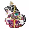 New 🔔 Old World 🔔 Christmas Glass Blown Ornament, Carousel Horse (#44112) 🛒