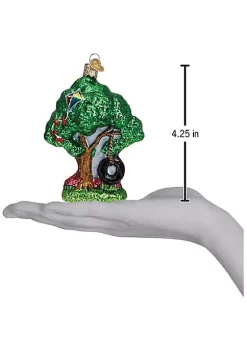 Cheapest ❤️ Old World 🎄 Christmas 36267 Glass Blown Tire Swing Ornament 🧨 -Old World Christmas Shop Belk 4637
