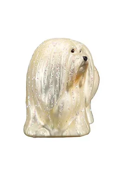 New ⭐ Old World 🔔 Christmas Lhaso Apso Glass Blown Ornament (#12588) 🛒 -Old World Christmas Shop Belk 4672