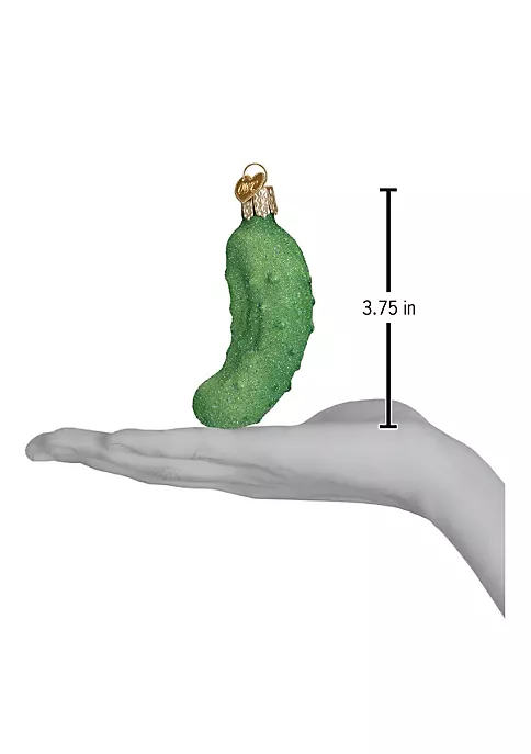 Coupon βοΈ Old World π Christmas Glass Blown Ornament, Glistening Pickle (#28093) π― 5 Coupon βοΈ Old World π Christmas Glass Blown Ornament, Glistening Pickle (#28093) π― - Image 3