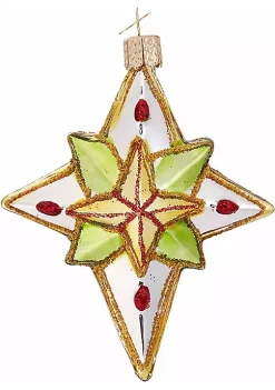 Deals 🎁 Old World 🎄 Christmas Luminous Star Glass Blown Ornament ⭐ -Old World Christmas Shop Belk 4727