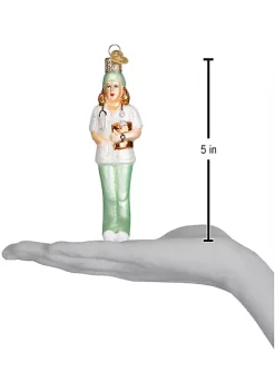 Budget 🧨 Old World 🎁 Christmas Rubber Chicken Glass Blown Ornament 👏 -Old World Christmas Shop Belk 474