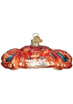 Cheapest 😍 Old World 🎁 Christmas King Crab Blown Glass Ornament 🥰
