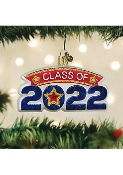 New 🥰 Old World 🎅 Christmas Glass Blown Ornament, Class of 2022 (#36299) 👍 -Old World Christmas Shop Belk 493