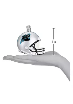 Flash Sale 🛒 Old World ❄ Christmas Old World Blown Glass ❄ Christmas Ornament, Carolina Panthers Helmet (#70517) 😍 -Old World Christmas Shop Belk 515