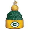 Flash Sale 🛒 Old World 🎁 Christmas Green Bay Packers Beanie Ornament For 🎁 Christmas Tree 🌟