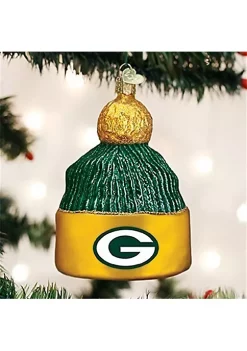 Flash Sale 🛒 Old World 🎁 Christmas Green Bay Packers Beanie Ornament For 🎁 Christmas Tree 🌟 -Old World Christmas Shop Belk 534