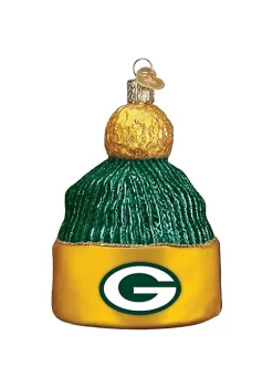 Flash Sale 🛒 Old World 🎁 Christmas Green Bay Packers Beanie Ornament For 🎁 Christmas Tree 🌟 -Old World Christmas Shop Belk 536