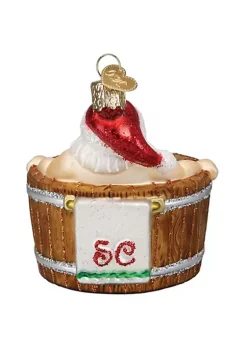 Best Sale 🎉 Old World 🎁 Christmas Glass Blown Tree Ornament, Santa's Hot Tub 🔥 -Old World Christmas Shop Belk 544