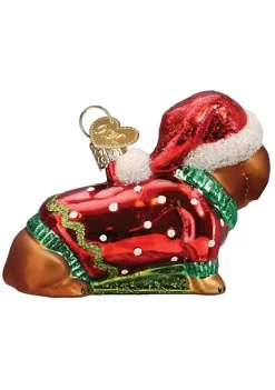 Top 10 🎁 Old World 🎁 Christmas Dashing Dachshund Puppy Glass Blown Ornament 🎁 Christmas Tree 🌟 -Old World Christmas Shop Belk 566
