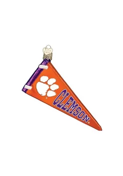 Best Sale βοΈ Old World π Christmas Glass Blown Ornament (#61206) Clemson Pennant, 5" β
