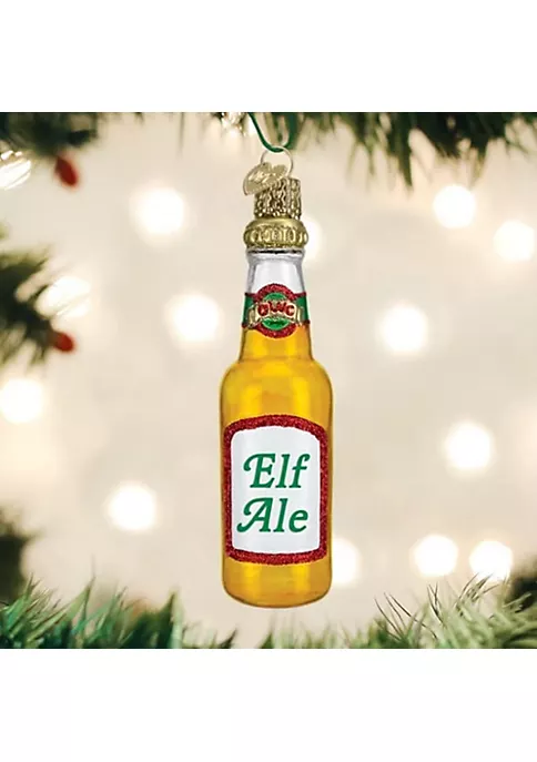 Deals ๐ Old World ๐ Christmas Glass Blown Tree Ornament, Elf Ale Beer Bottle โญ 4 Deals ๐ Old World ๐ Christmas Glass Blown Tree Ornament, Elf Ale Beer Bottle โญ - Image 2
