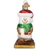 Best Pirce 😍 Old World 🎄 Christmas S'Mores Snowman Glass Blown Ornament, 🎄 Christmas Tree ✨ 2 Best Pirce 😍 Old World 🎄 Christmas S'Mores Snowman Glass Blown Ornament, 🎄 Christmas Tree ✨ -Old World Christmas Shop Belk 613