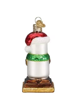 Best Pirce 😍 Old World 🎄 Christmas S'Mores Snowman Glass Blown Ornament, 🎄 Christmas Tree ✨ -Old World Christmas Shop Belk 614