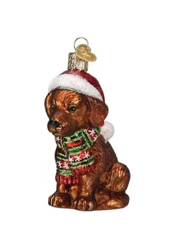 Best deal 🥰 Old World 🎄 Christmas Holiday Chocolate Labrador Puppy Glass Blown Ornaments for 🎄 Christmas Tree 🤩