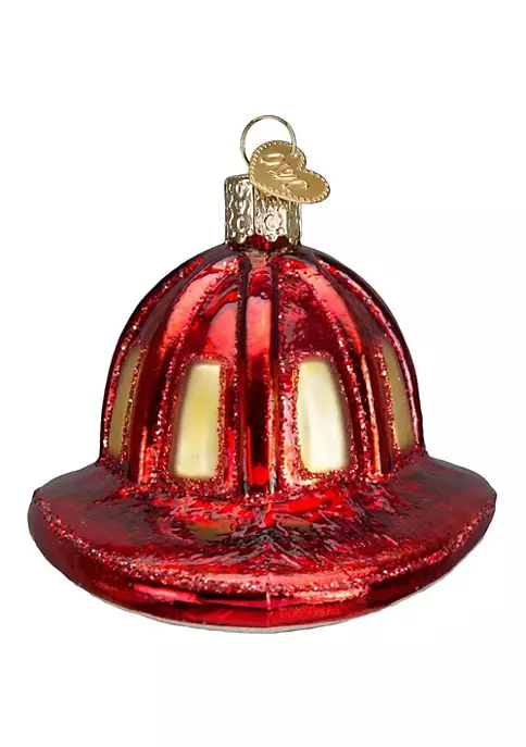 Brand new 🤩 Old World 🎁 Christmas Ornaments: Fireman's Helmet Glass Blown, 🎁 Christmas Tree 😍 4 Brand new 🤩 Old World 🎁 Christmas Ornaments: Fireman's Helmet Glass Blown, 🎁 Christmas Tree 😍 - Image 2
