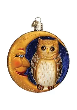 Best reviews of ✨ Old World 🎄 Christmas Glass Blown Ornament (#26064) Owl in Moon, 3.75" ⭐ -Old World Christmas Shop Belk 637